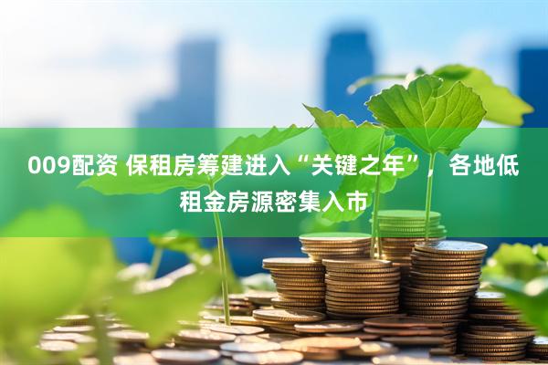 009配资 保租房筹建进入“关键之年”，各地低租金房源密集入市