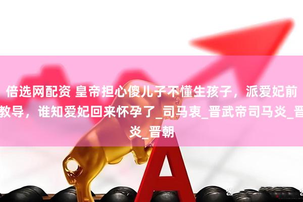 倍选网配资 皇帝担心傻儿子不懂生孩子，派爱妃前去教导，谁知爱妃回来怀孕了_司马衷_晋武帝司马炎_晋朝