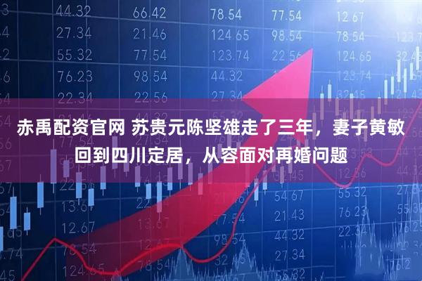 赤禹配资官网 苏贵元陈坚雄走了三年,妻子黄敏回到四川定居,从容面对再婚问题