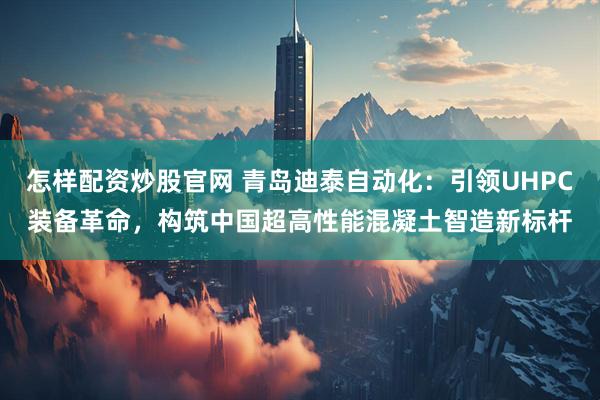 怎样配资炒股官网 青岛迪泰自动化：引领UHPC装备革命，构筑中国超高性能混凝土智造新标杆